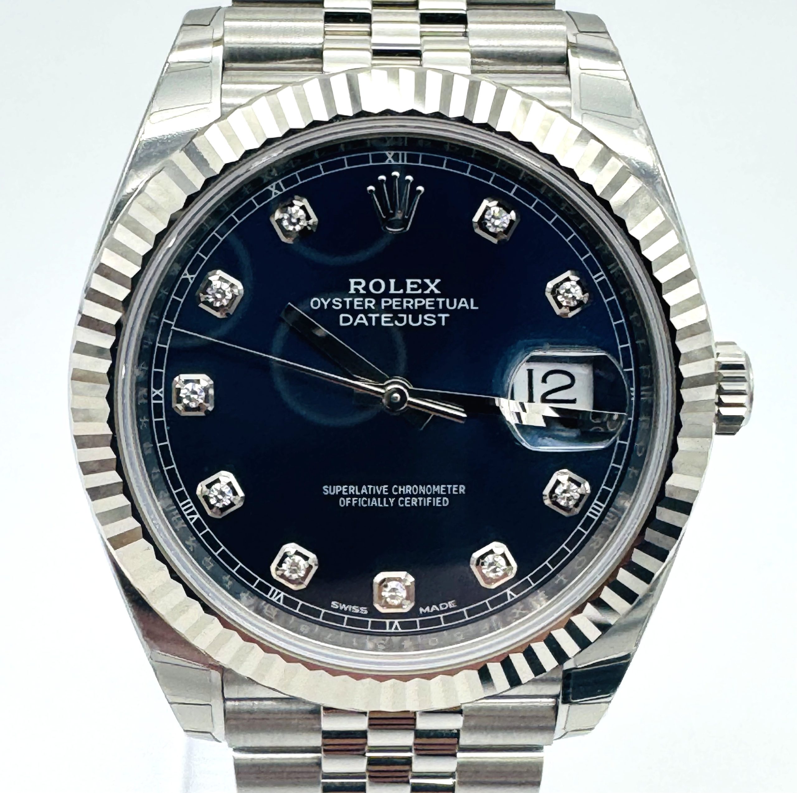 Rolex Datejust 41mm Blue Diamonds 2018 (1)